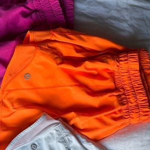orange shorts